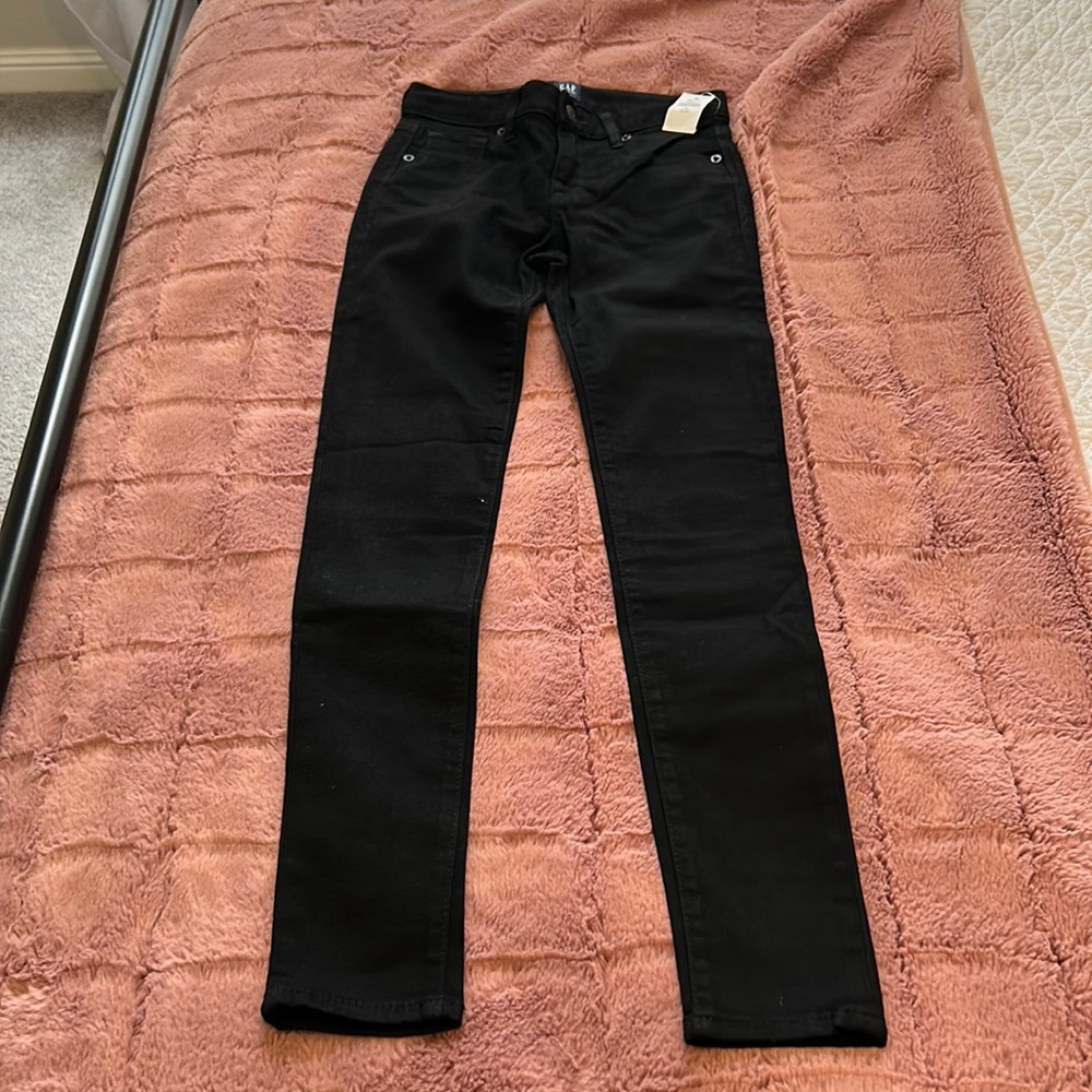 Gap jeans, size 12 slim, color black, nwt